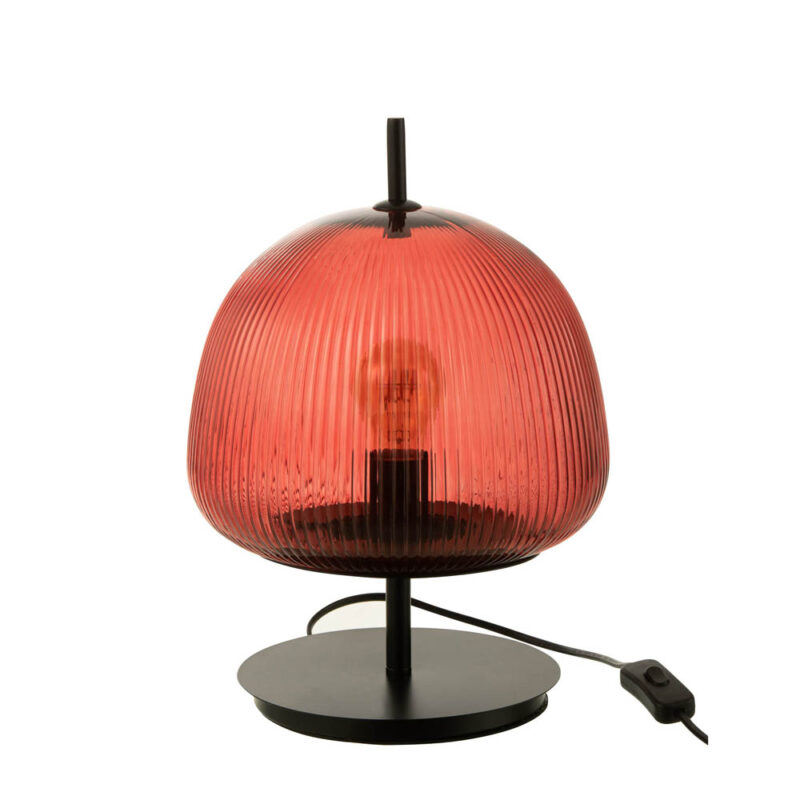 lampe-de-table-retro-en-verre-rouge-jolipa-oasis-31633-2