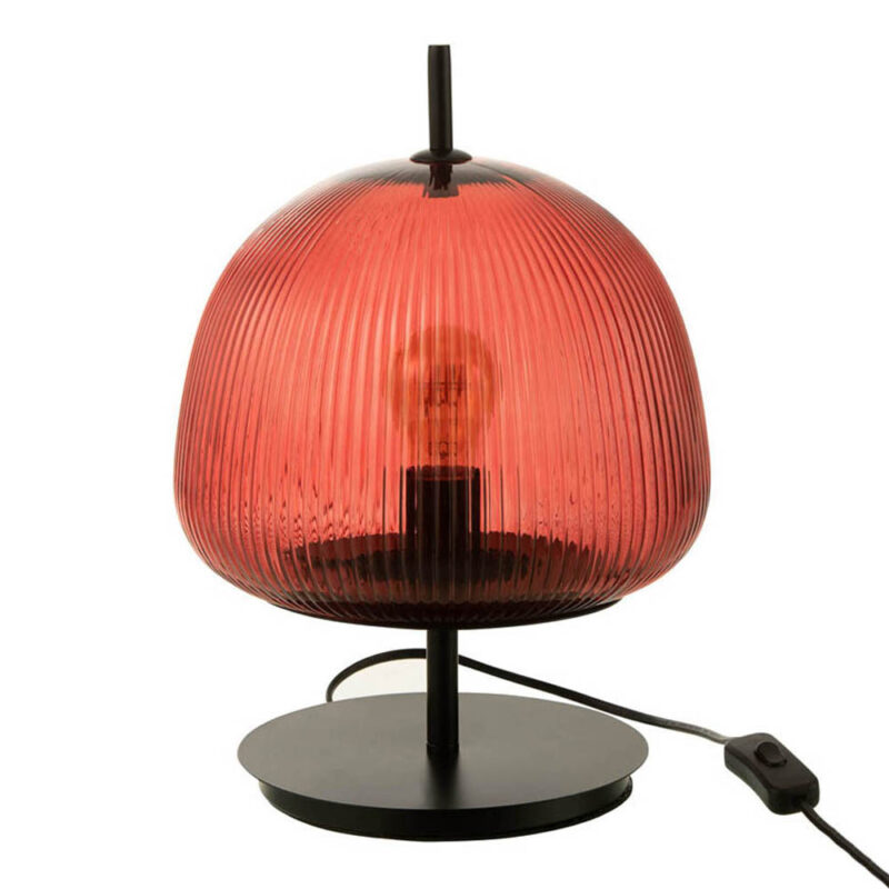 lampe-de-table-retro-en-verre-rouge-jolipa-oasis-31633