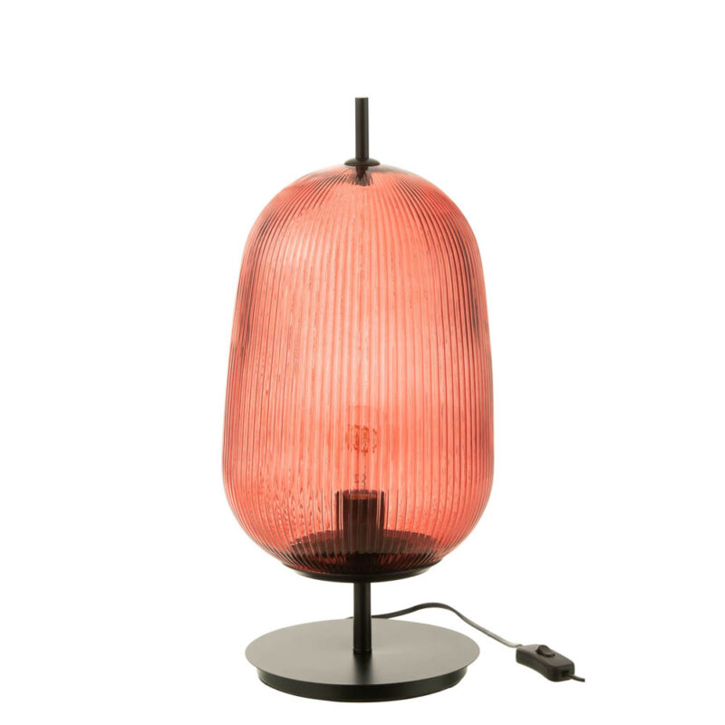lampe-de-table-retro-en-verre-rouge-jolipa-oasis-31637-2