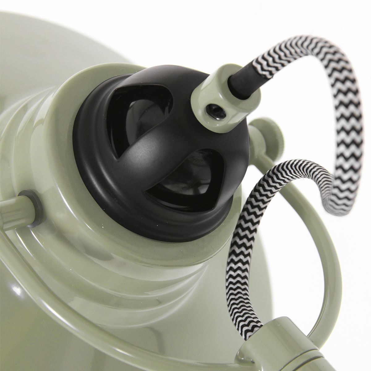 Lampadaire industriel en métal vert Mexlite Nove – Image 15