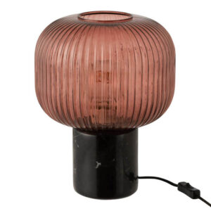 lampe-de-table-retro-noire-avec-verre-rouge-jolipa-yufo-5746