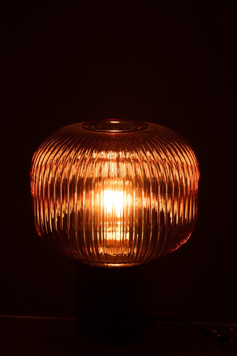 lampe-de-table-retro-noire-avec-verre-rouge-jolipa-yufo-5746-5