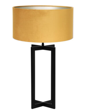 lampe-de-table-robuste-abat-jour-ocre-light-et-living-mace-noir-8451zw