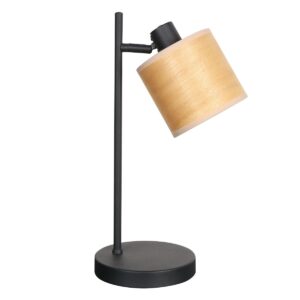 lampe-de-table-ronde-noire-moderne-steinhauer-bambus-3669zw-2