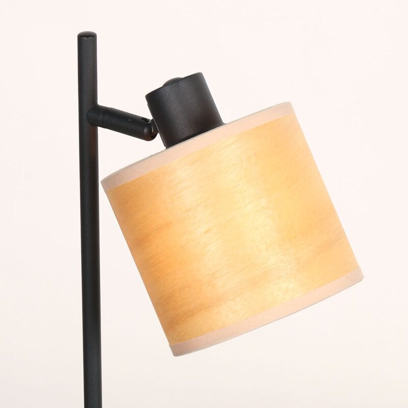 lampe-de-table-ronde-noire-moderne-steinhauer-bambus-3669zw-3