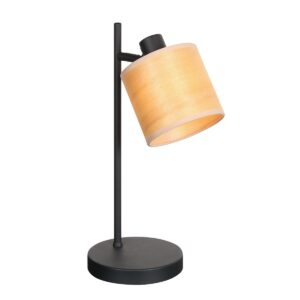 lampe-de-table-ronde-noire-moderne-steinhauer-bambus-3669zw