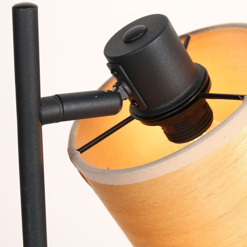 lampe-de-table-ronde-noire-moderne-steinhauer-bambus-3669zw-4