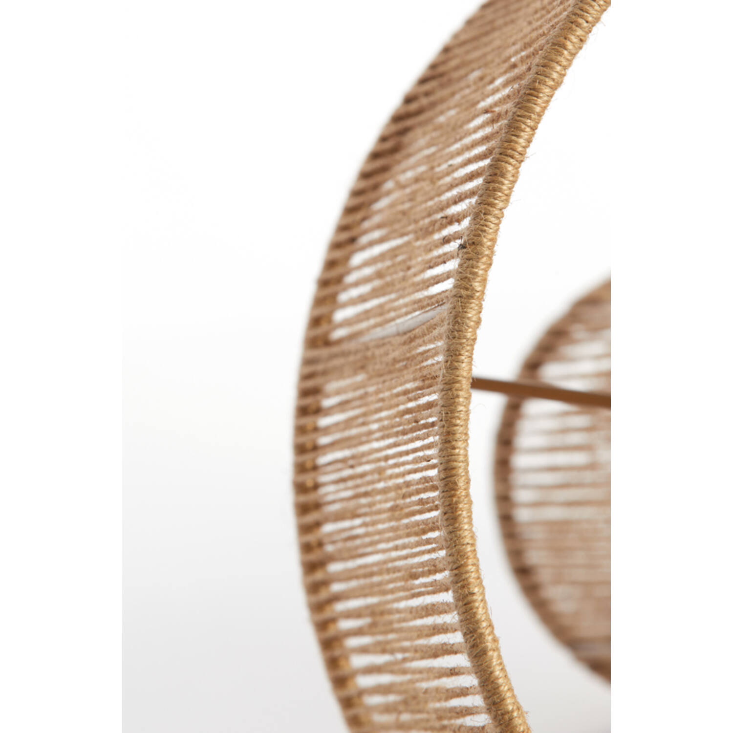 Lampe de table rustique beige en corde Light & Living Lavatera – Image 5