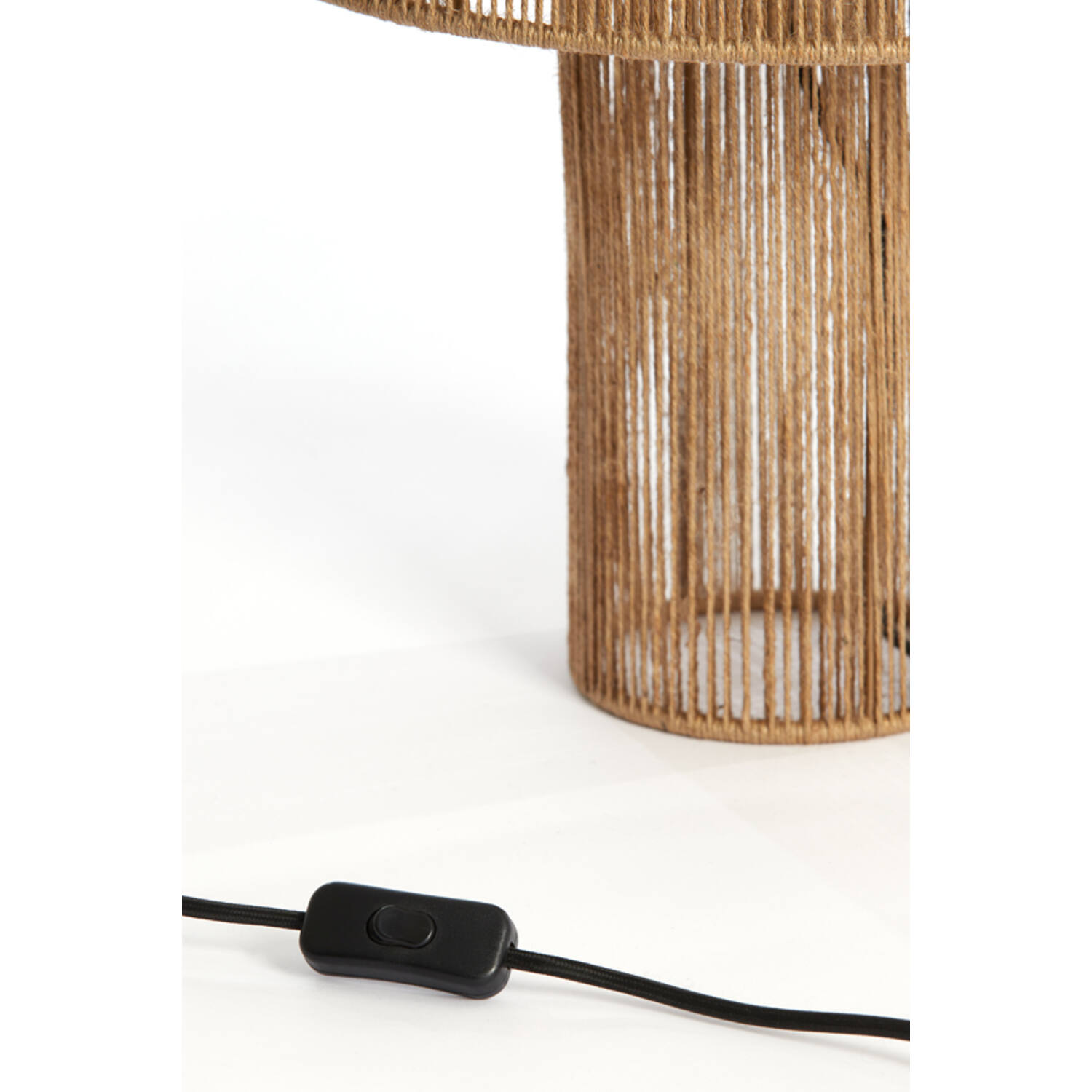 Lampe de table rustique beige ronde Light & Living Lavatera – Image 4