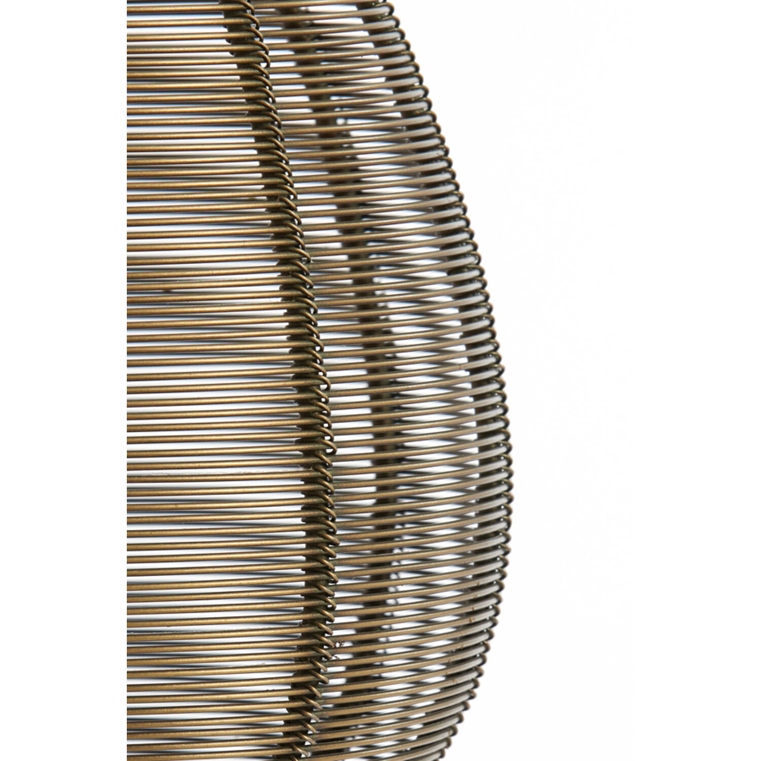 Lampe de table rustique dorée et noire Light & Living Yaelle – Image 7