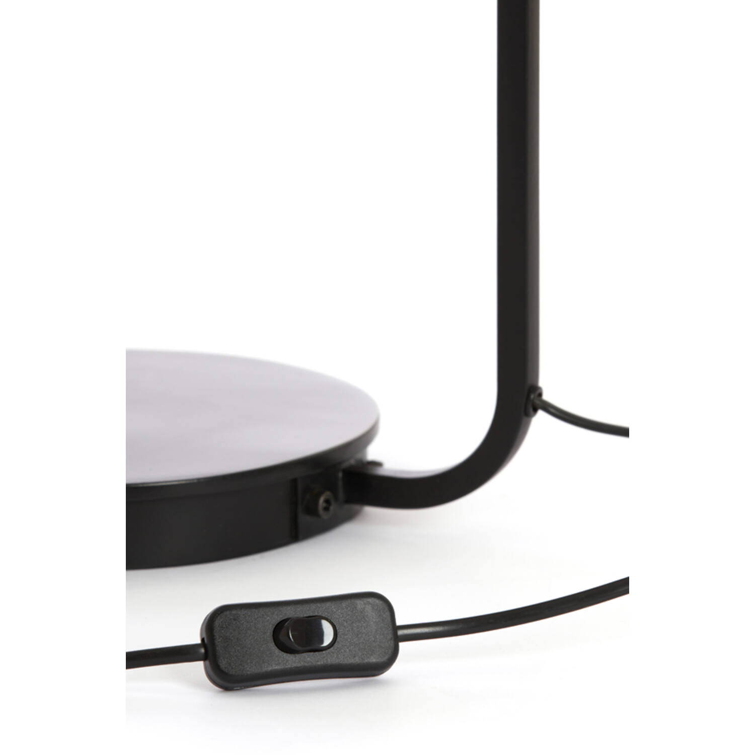 Lampe de table rustique noire et beige Light & Living Lyra – Image 6