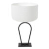 lampe-design-noir-et-blanc-steinhauer-stang-opaque-et-noir-3507zw