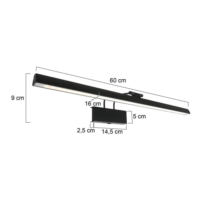 lampe-led-de-tableau-moderne-steinhauer-litho-noire-2431zw-7