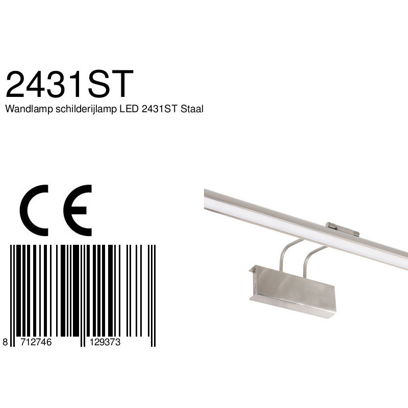 Lampe LED pour tableau Steinhauer Litho acier – Image 8