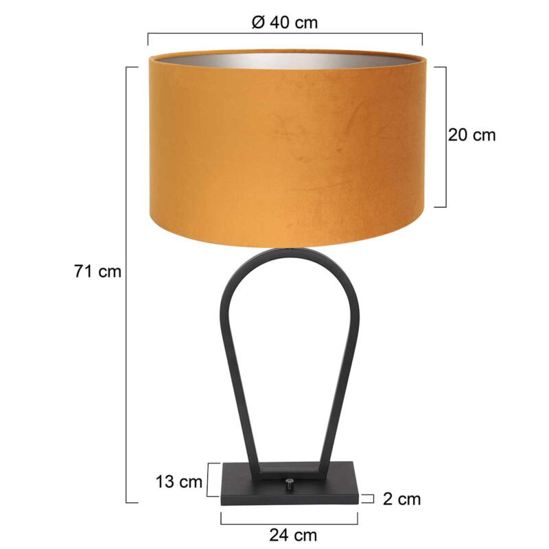 lampe-moderne-graphique-steinhauer-stang-or-et-noir-3506zw-8