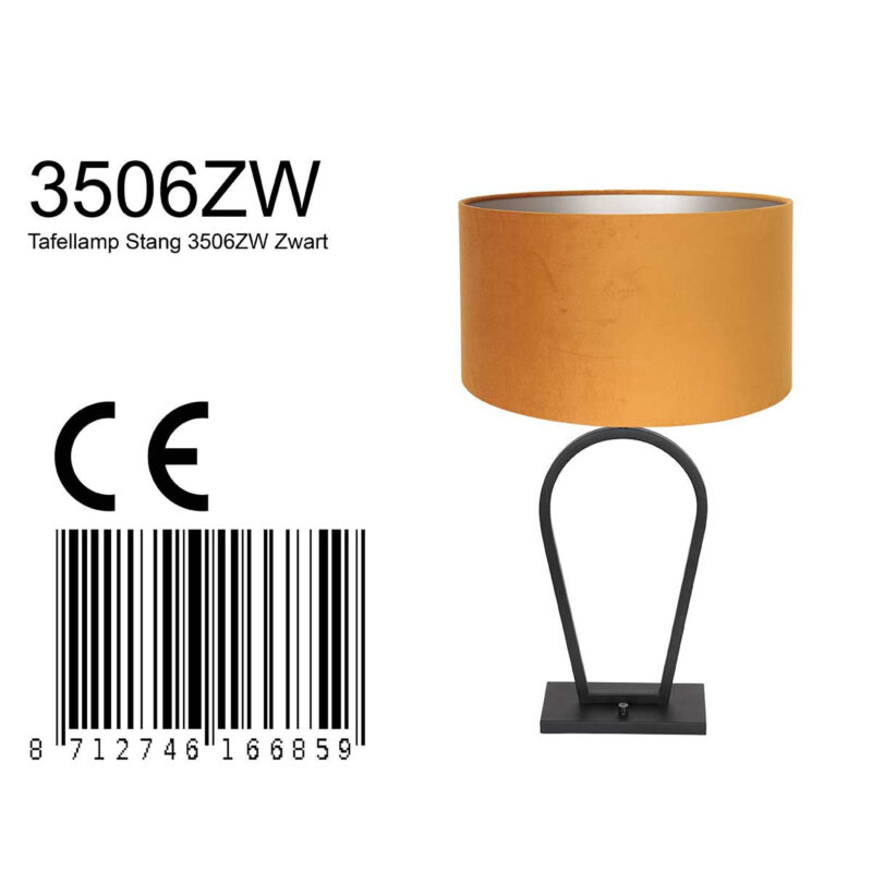 lampe-moderne-graphique-steinhauer-stang-or-et-noir-3506zw-9