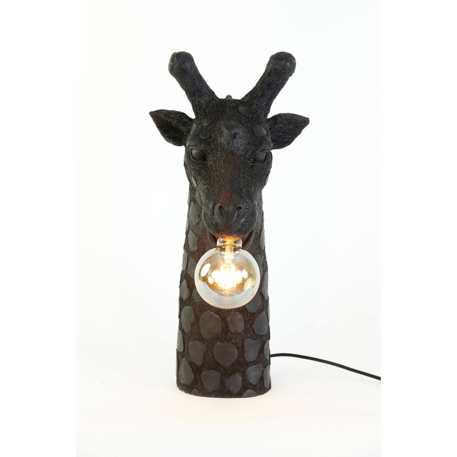 Lampe murale africaine avec tête de girafe noire Light & Living Giraffe – Image 5