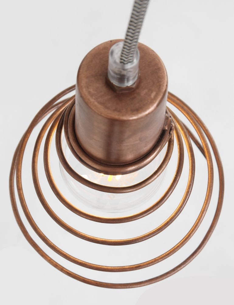 Lampe murale unique Light &Living Staden cuivre Ø12 cm – Image 5