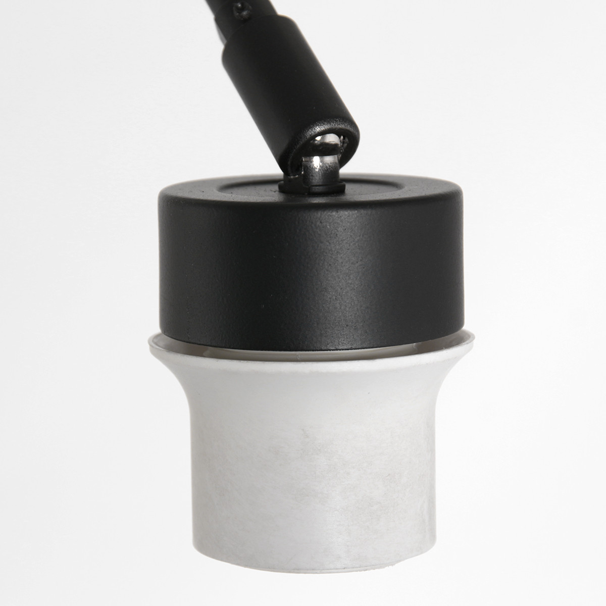 Lampe orientable avec abat-jour cuivre Steinhauer Prestige chic gris et noir – Image 3