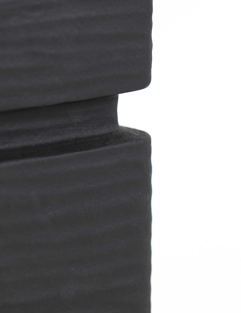 Lampe pied carré noir Light & Living Amta abat-jour blanc – Image 4