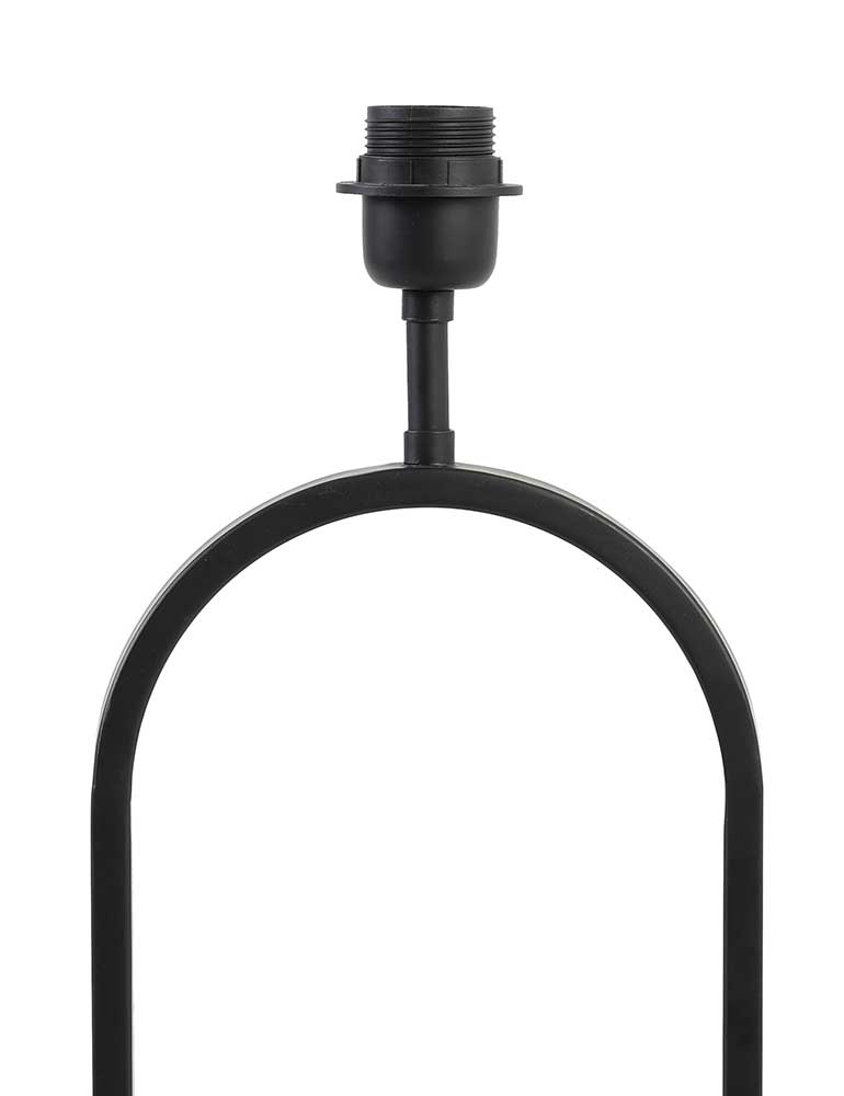 Lampe pied noir Light & Living Jamiri abat-jour doré – Image 3