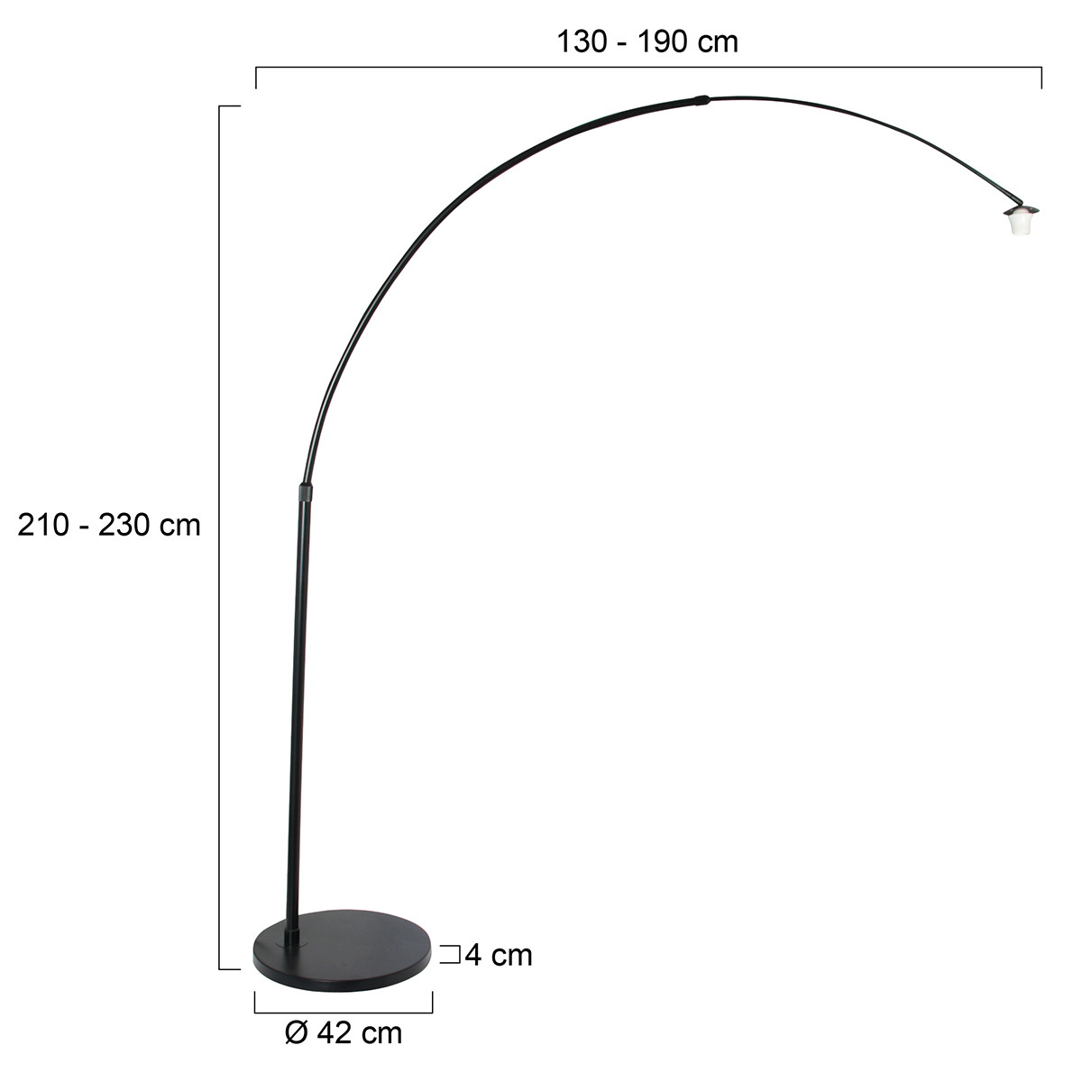 Lampe ronde avec abat-jour tressé Steinhauer Sparkled light hêtre et noir – Image 18