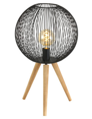 lampe-sur-trepied-avec-abat-jour-fil-de-fer-sputnik-anne-lighting-noir-et-bois-2708zw