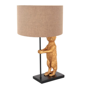 lampe-suricate-noire-et-or-anne-light-et-home-taupe-8224zw