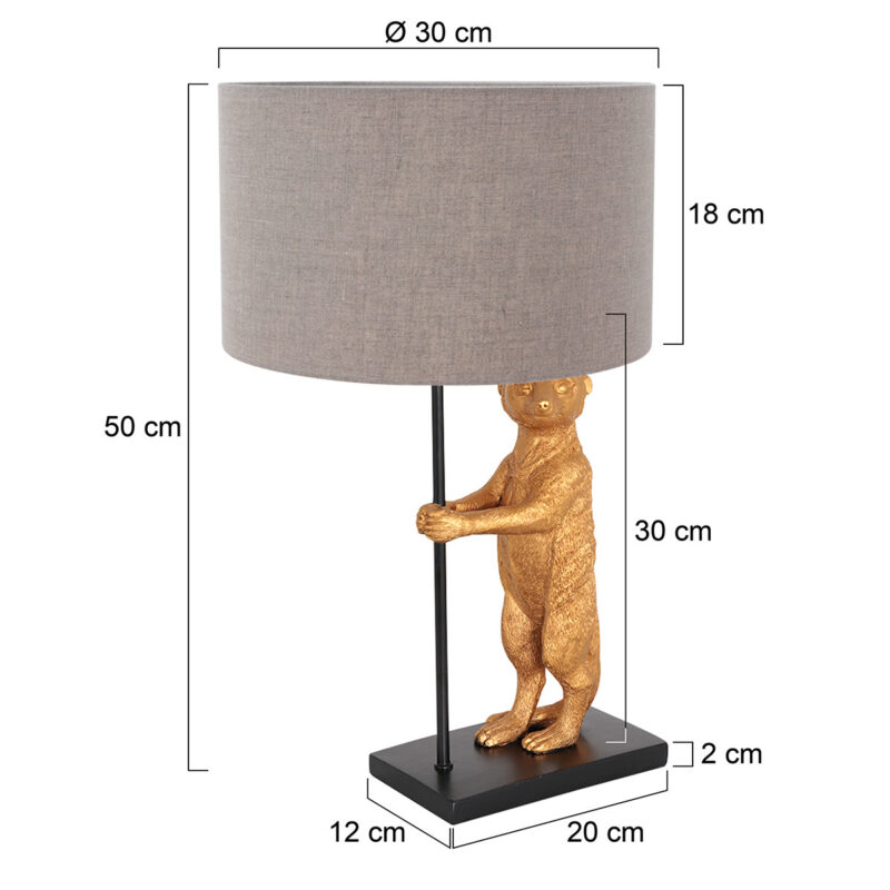 lampe-suricate-noire-et-or-anne-light-et-home-taupe-8224zw-6