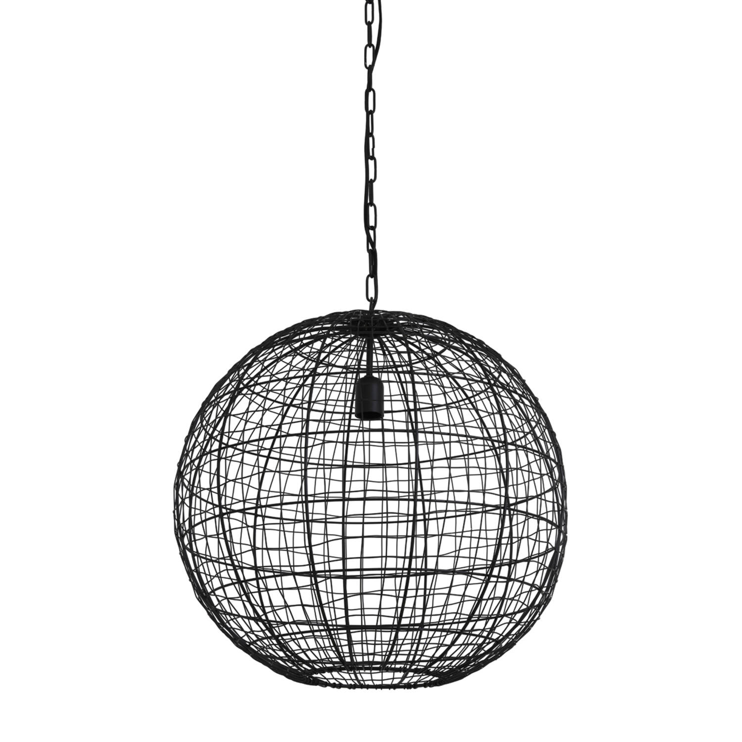 Lampe suspendue moderne noire ronde Light & Living Mirana – Image 2