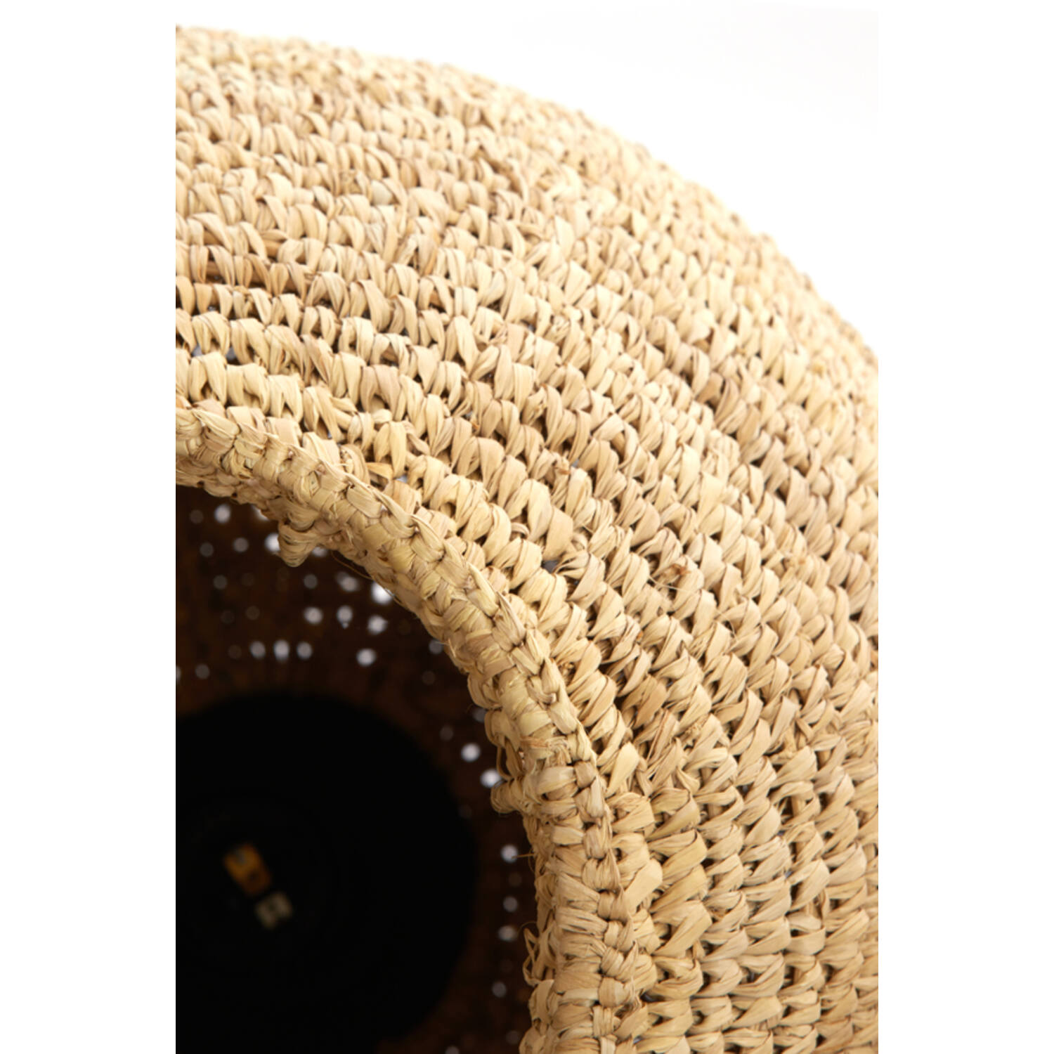 Lampe suspendue naturelle beige à mailles fines Light & Living Coryp – Image 6