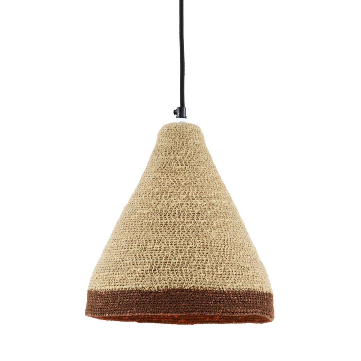 Lampe suspendue naturelle beige avec marron Light & Living Brescia – Image 4