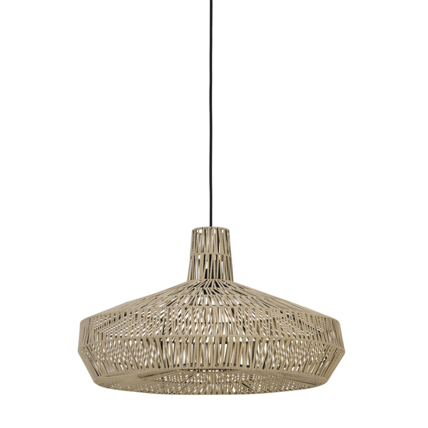 Lampe suspendue naturelle beige en rotin Light & Living Masey – Image 2