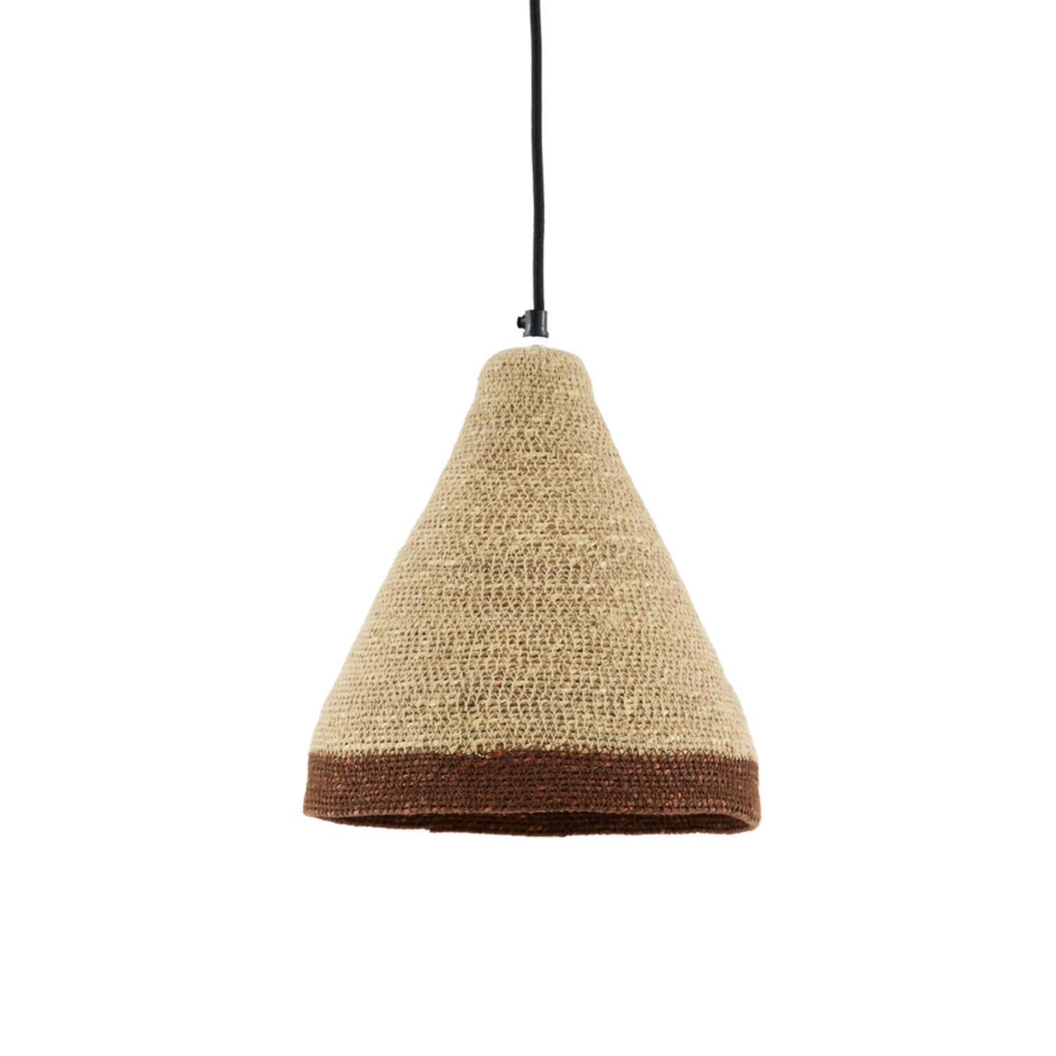 Lampe suspendue naturelle beige et marron Light & Living Brescia – Image 2