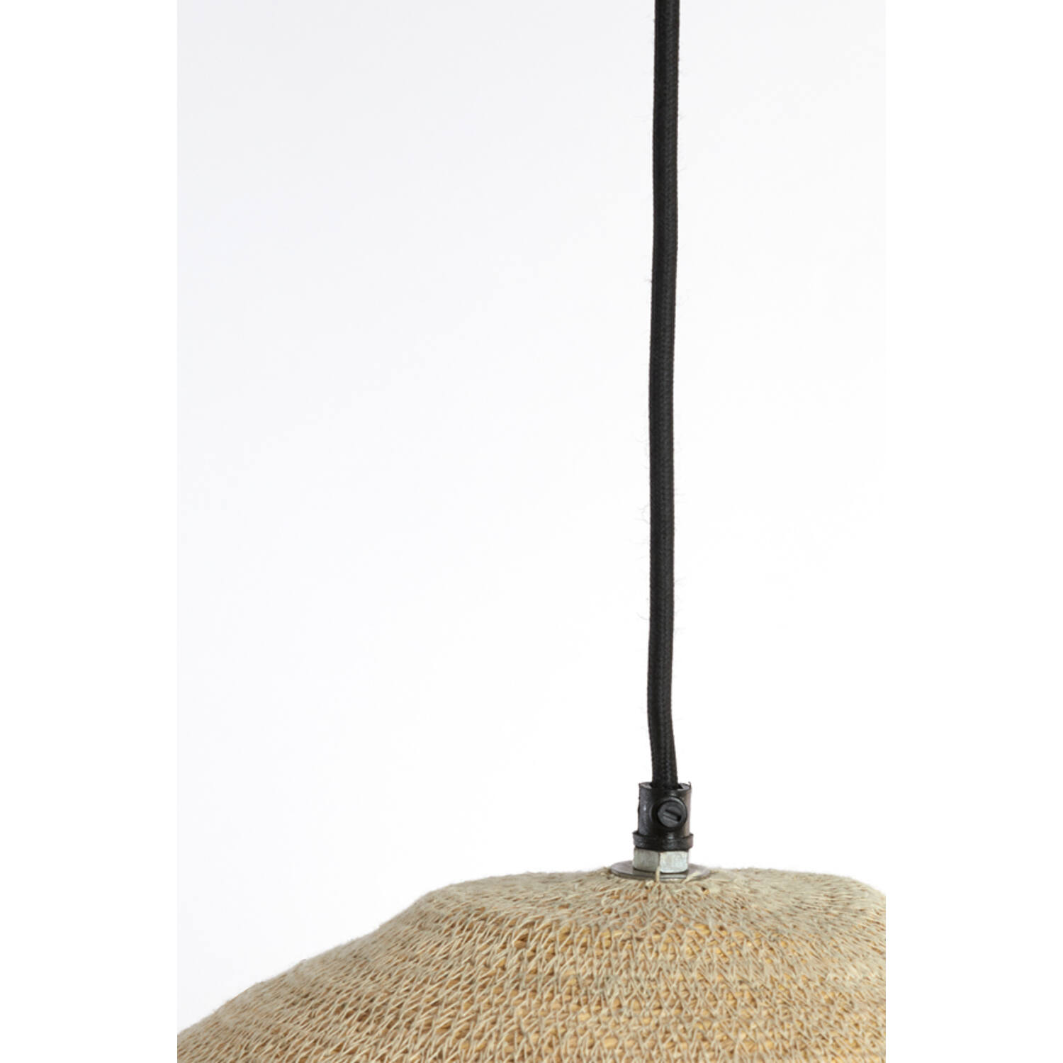 Lampe suspendue naturelle beige ovale Light & Living Bolsena – Image 4