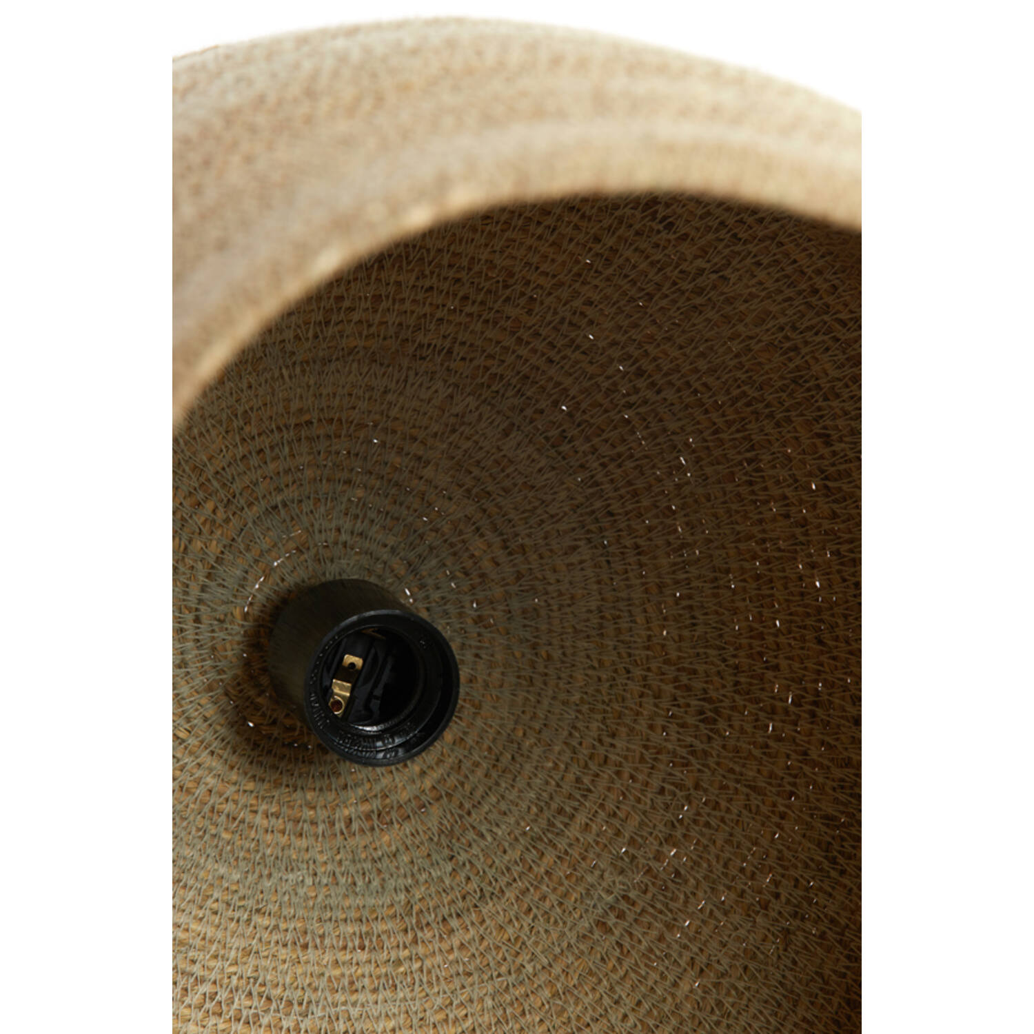 Lampe suspendue naturelle beige ovale Light & Living Bolsena – Image 6