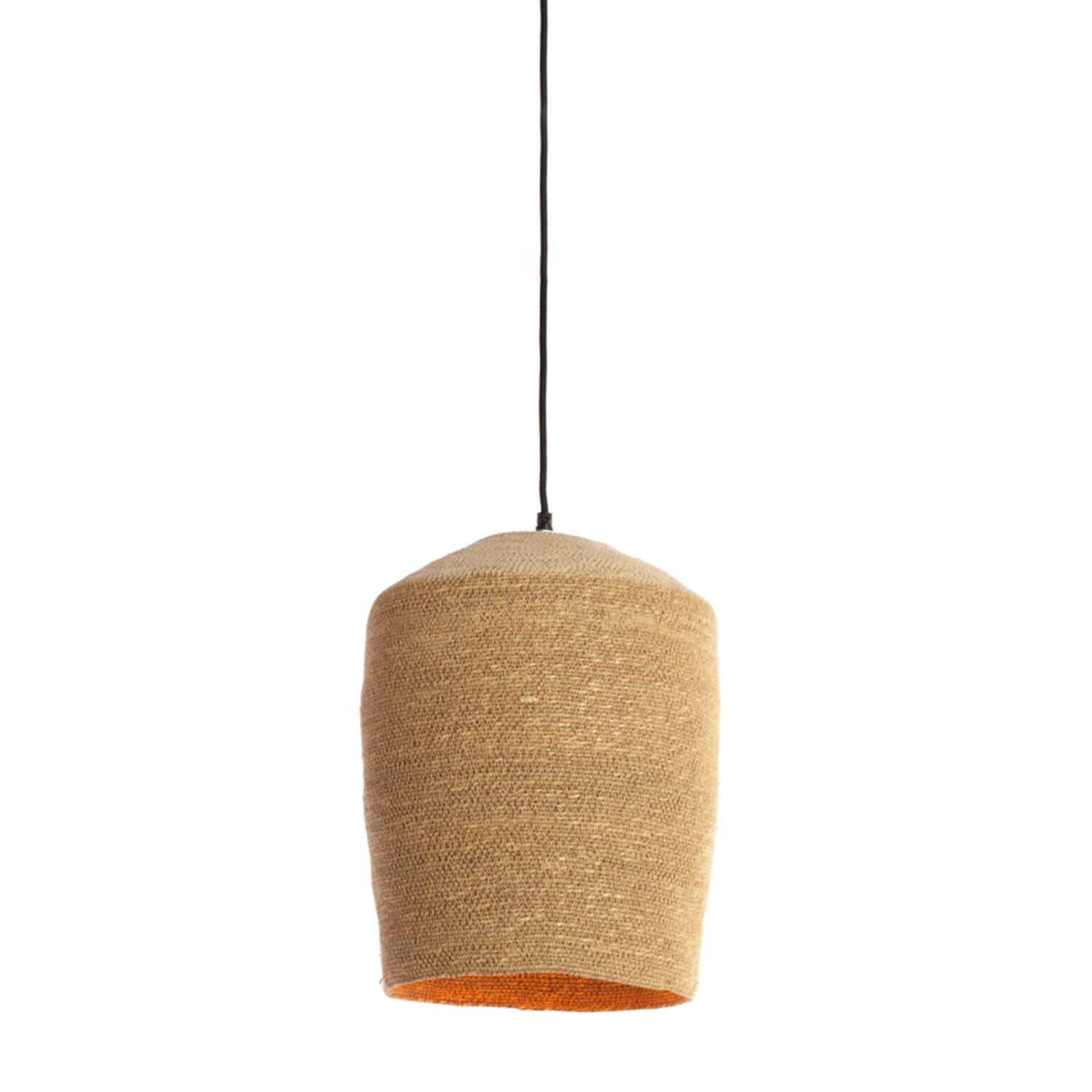 Lampe suspendue naturelle beige ovale Light & Living Bolsena – Image 8