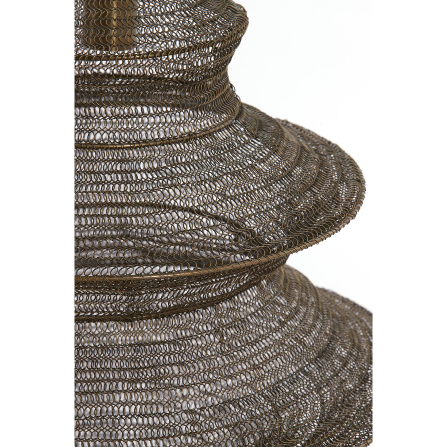 Lampe suspendue naturelle marron avec dorure Light & Living Nakisha – Image 6