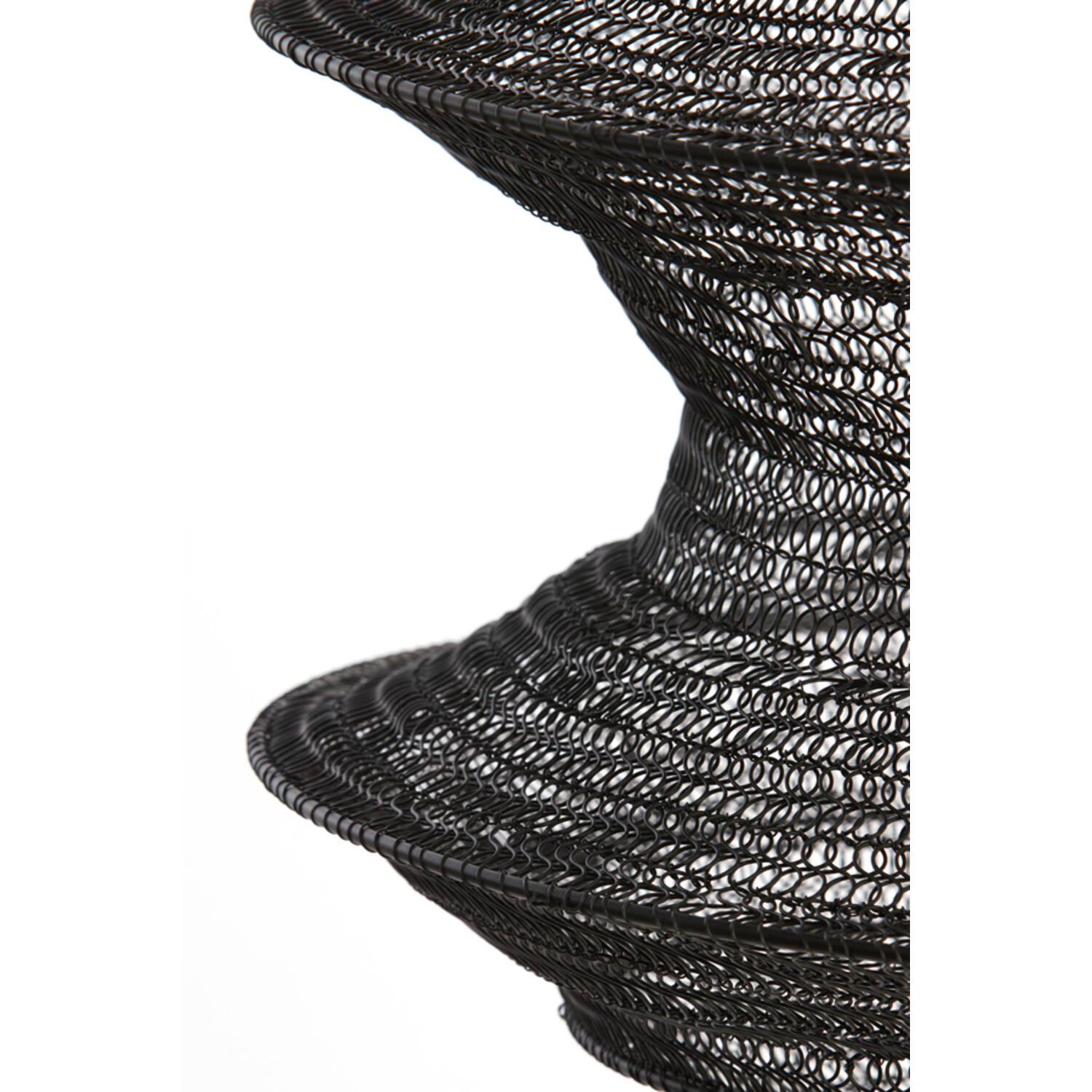 Lampe suspendue naturelle noire en forme de nasse Light & Living Nakisha – Image 6