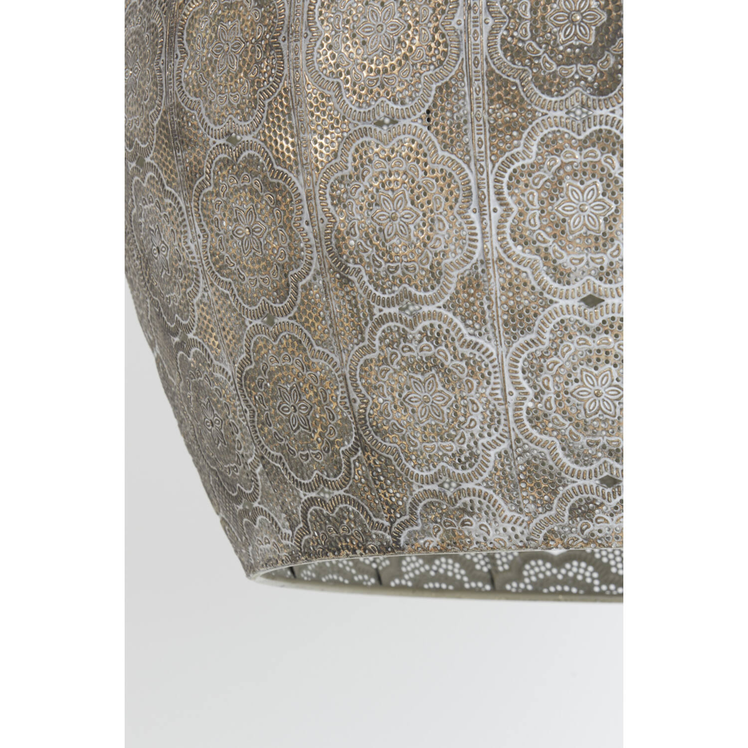 Lampe suspendue orientale dorée avec motif floral Light & Living Emine – Image 7