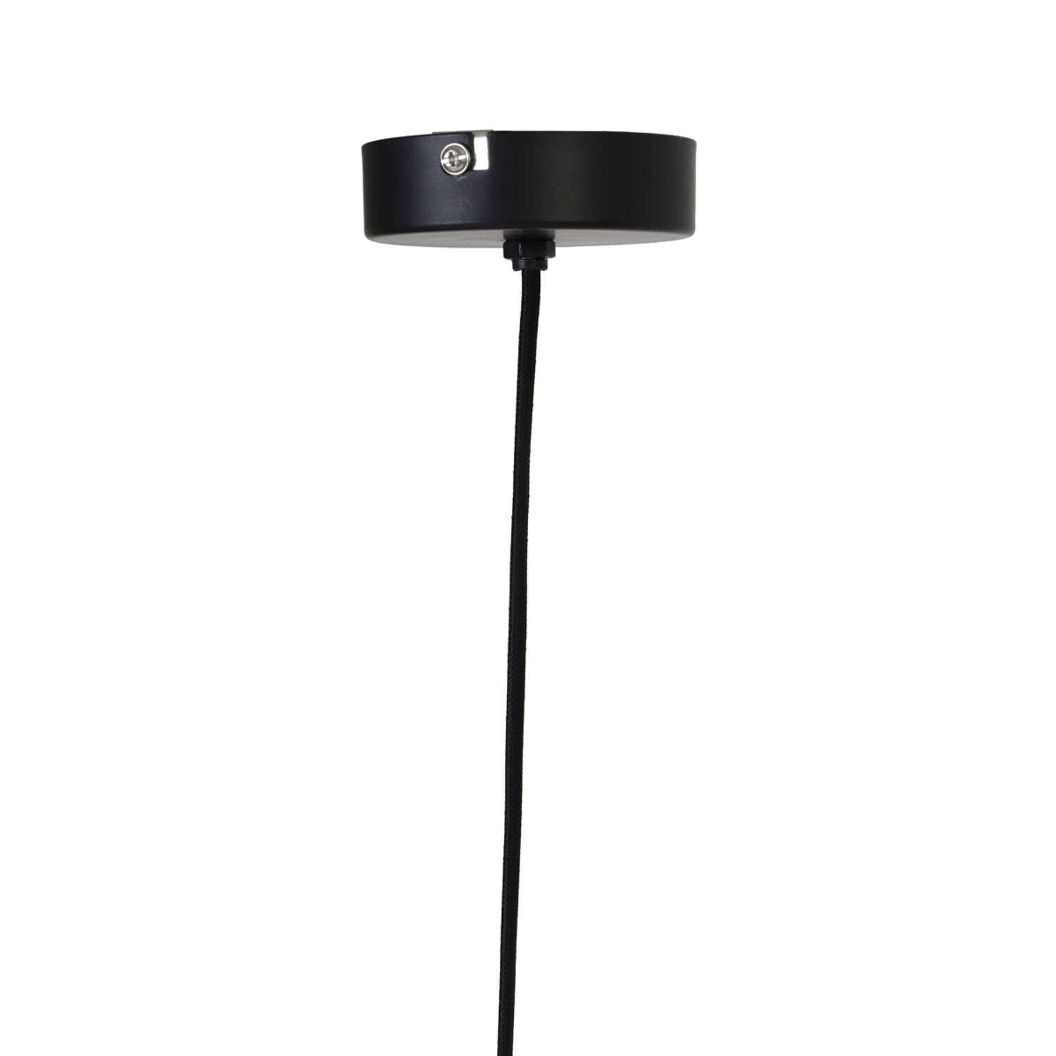 Lampe suspendue rétro dorée en verre cannelé Light & Living Delila – Image 4