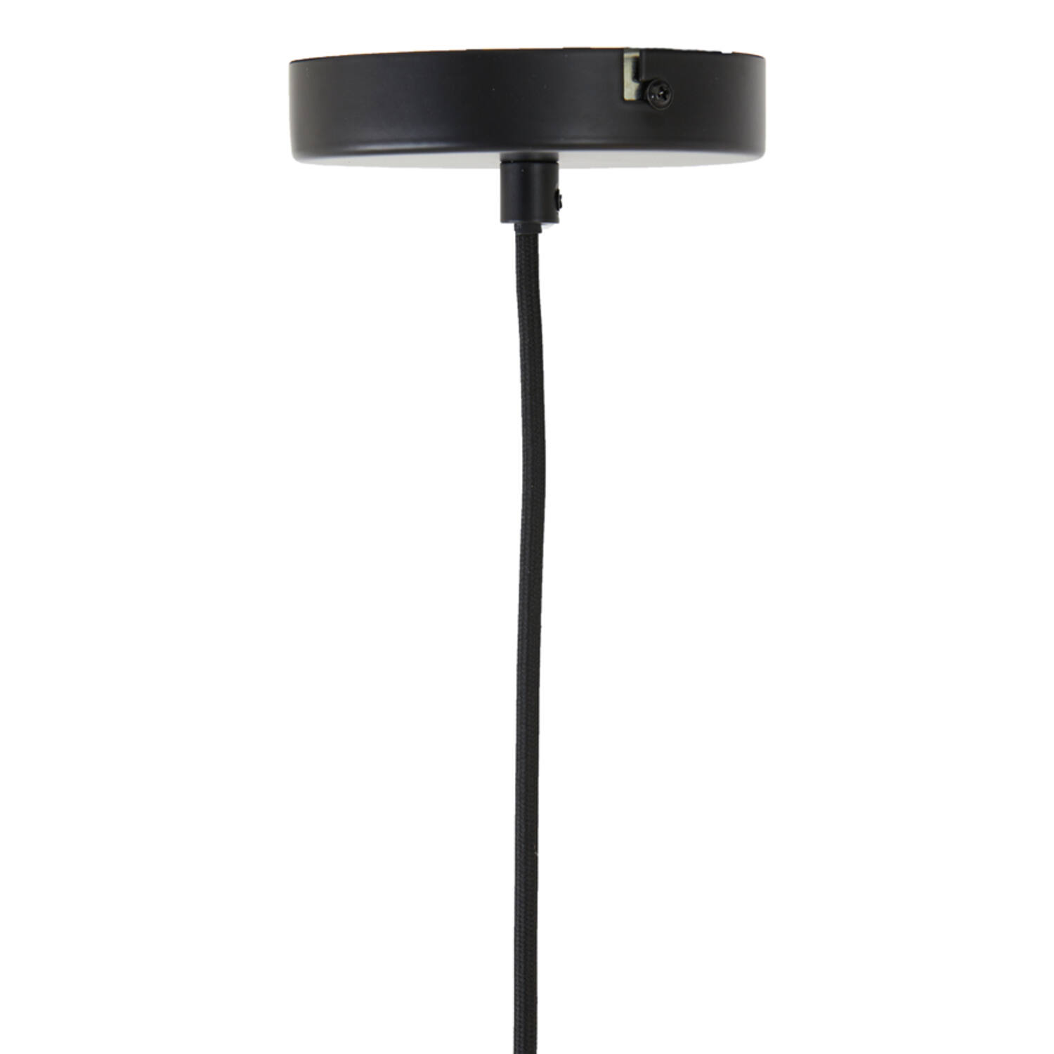 Lampe suspendue rétro en verre fumé blanc Light & Living Rakel – Image 6