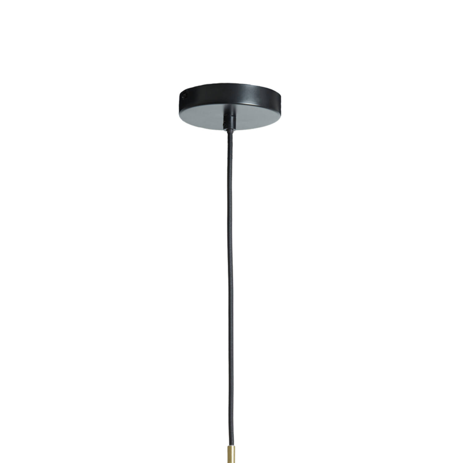 Lampe suspendue rétro grise en verre fumé Light & Living Solly – Image 4