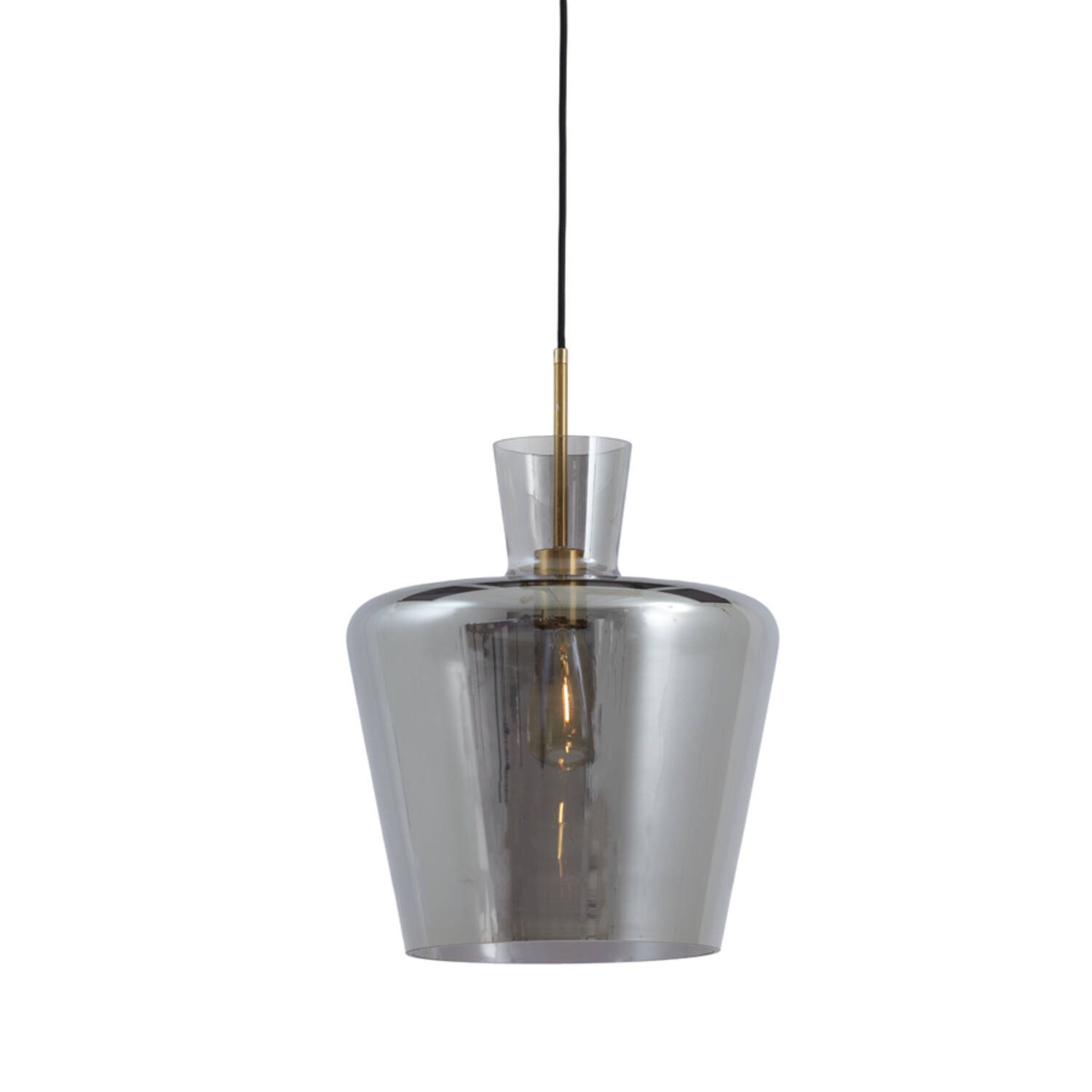 Lampe suspendue rétro noire avec dorure Light & Living Myles – Image 5