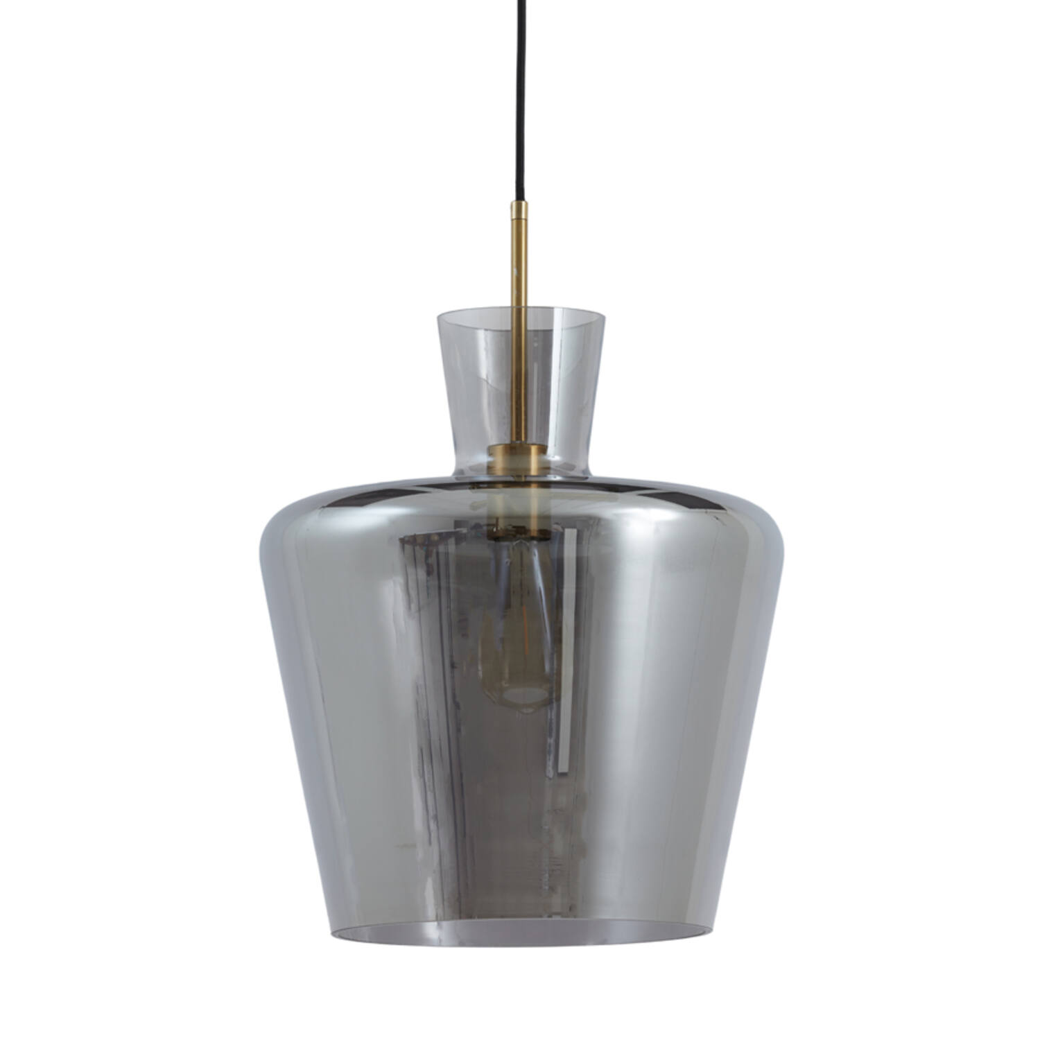 Lampe suspendue rétro noire et dorée Light & Living Myles – Image 2