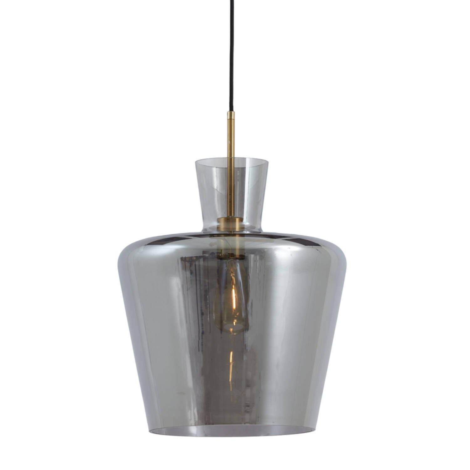 Lampe suspendue rétro noire et dorée Light & Living Myles – Image 6