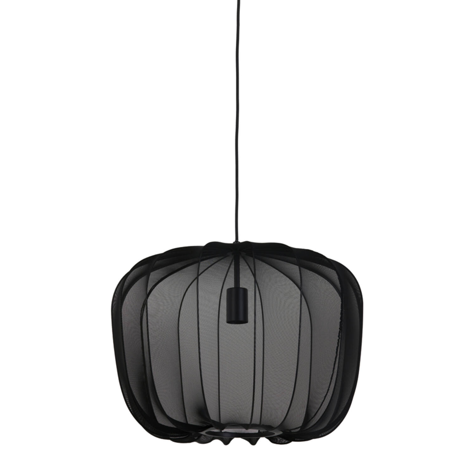 Lampe suspendue rétro noire ronde Light & Living Plumeria – Image 2