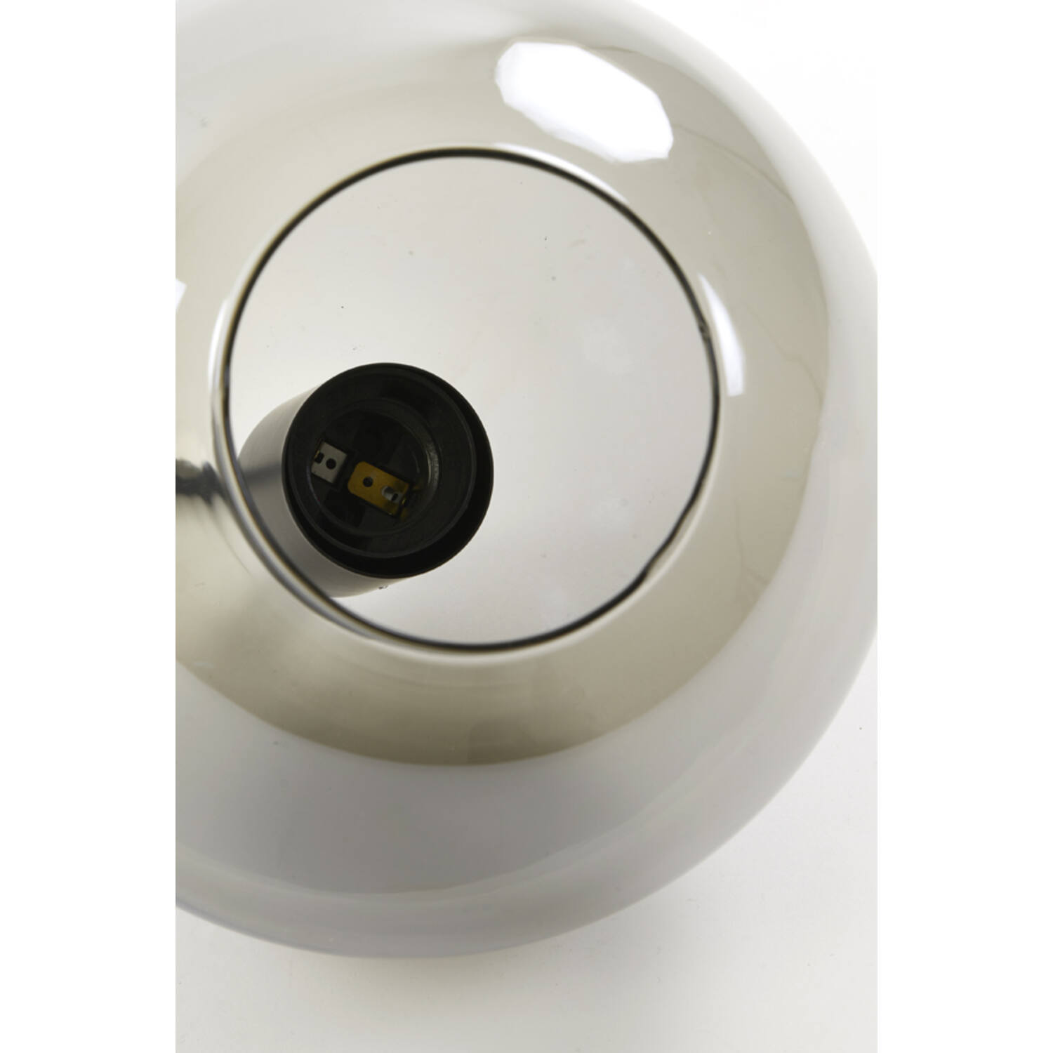 Lampe suspendue rétro noire sphérique Light & Living Subar – Image 6