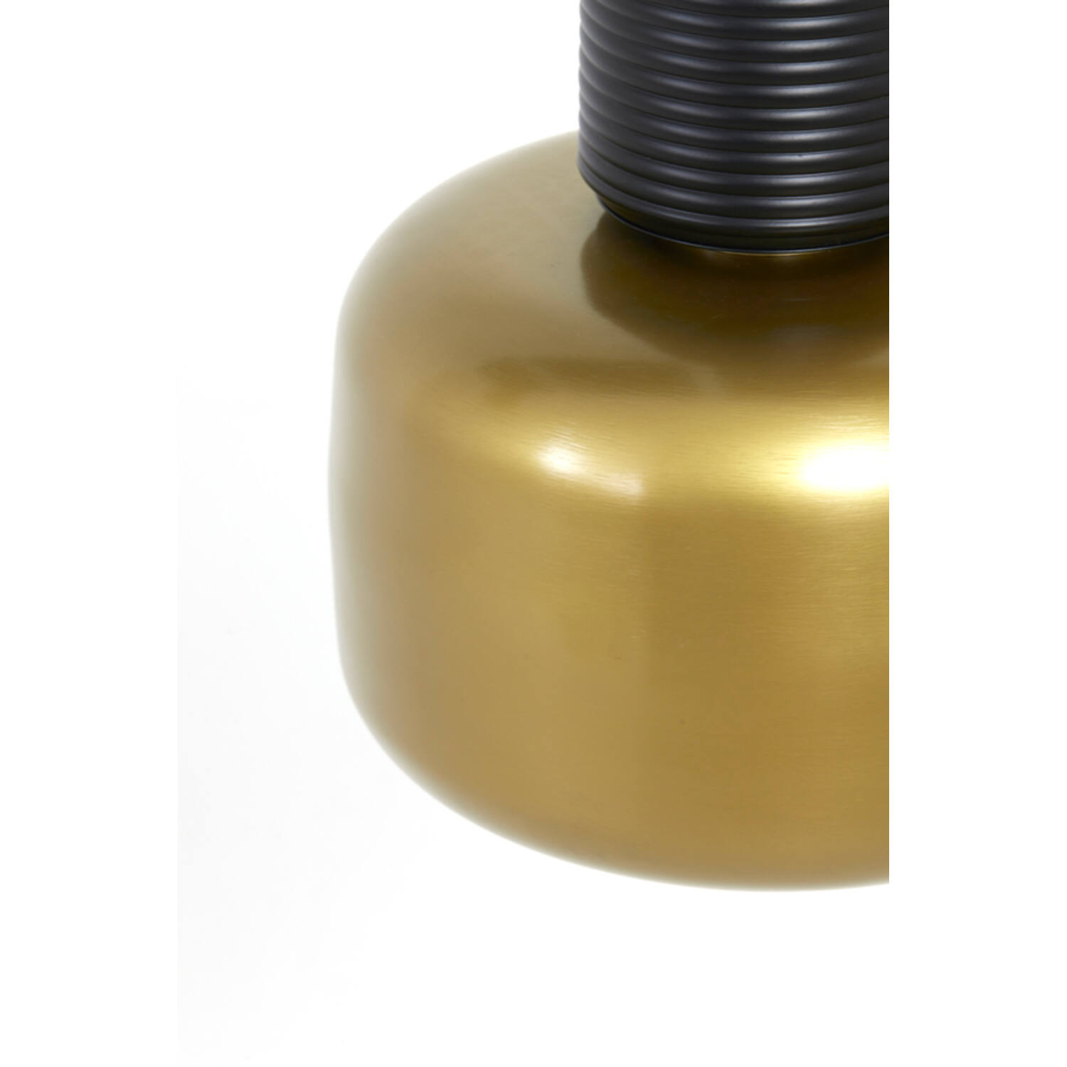 Lampe suspendue ronde rétro dorée Light & Living Chania – Image 6