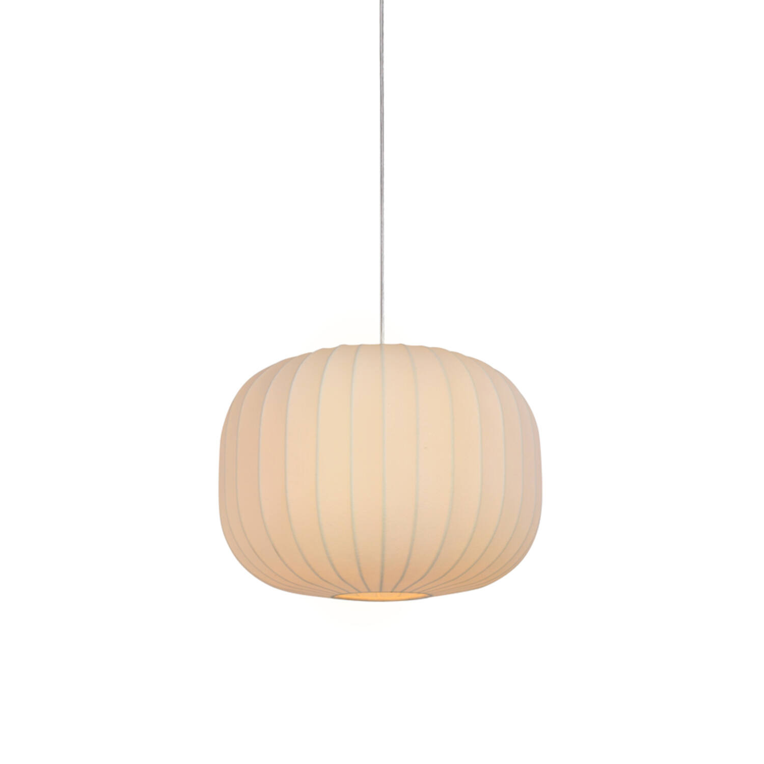 Lampe suspendue rustique blanche ronde Light & Living Lexa – Image 4